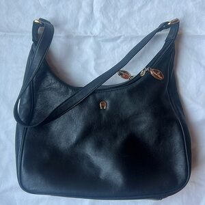 Etienne Aigner Black Leather Purse